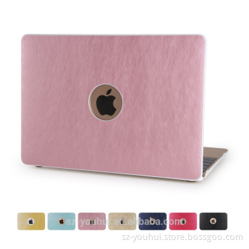 Wholesale Ultra Slim PU Leather Case Hard Cover for Macbook 11" 12" 13" 15"